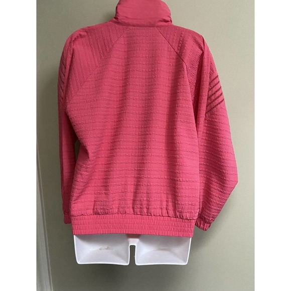 Great Cavalier Bomber Pink Lightweight Textured Jacket~S ~ Vintage Rare - Picture 4 of 7